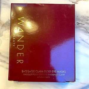 Wander Beauty Baggage Claim Gold Eye Masks NIB